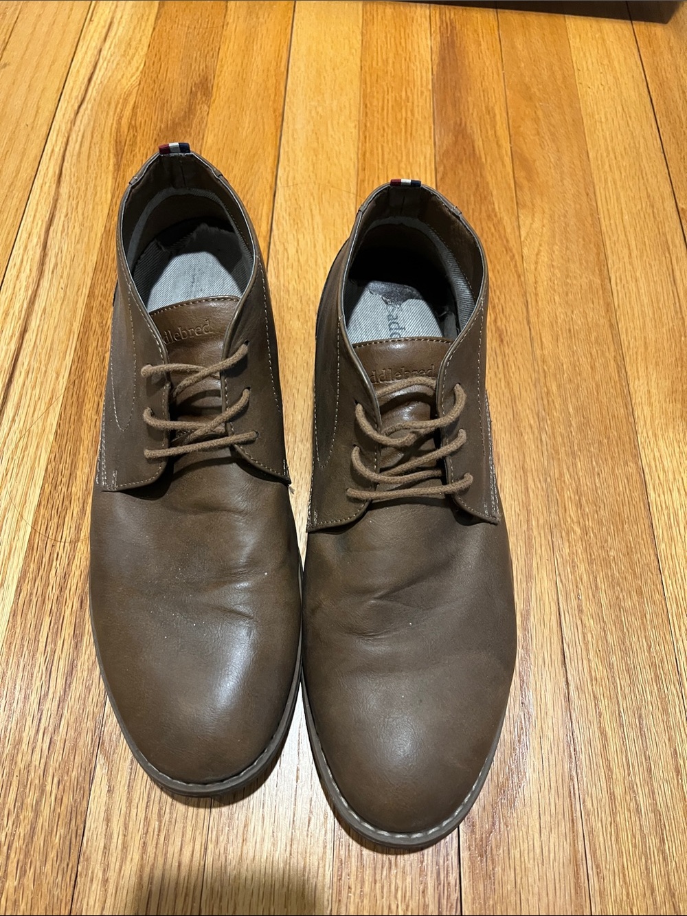 Saddlebred Brown Leather Chukka Shoes - Men's
